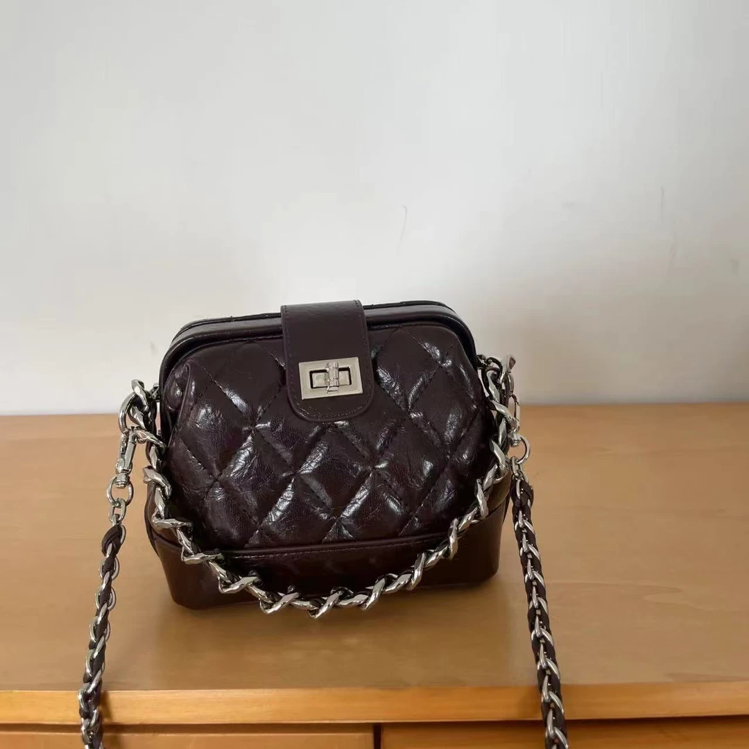 【Show Mi】SK-82266-1-黑糖咖啡-轻奢小众时尚百搭女士包sm