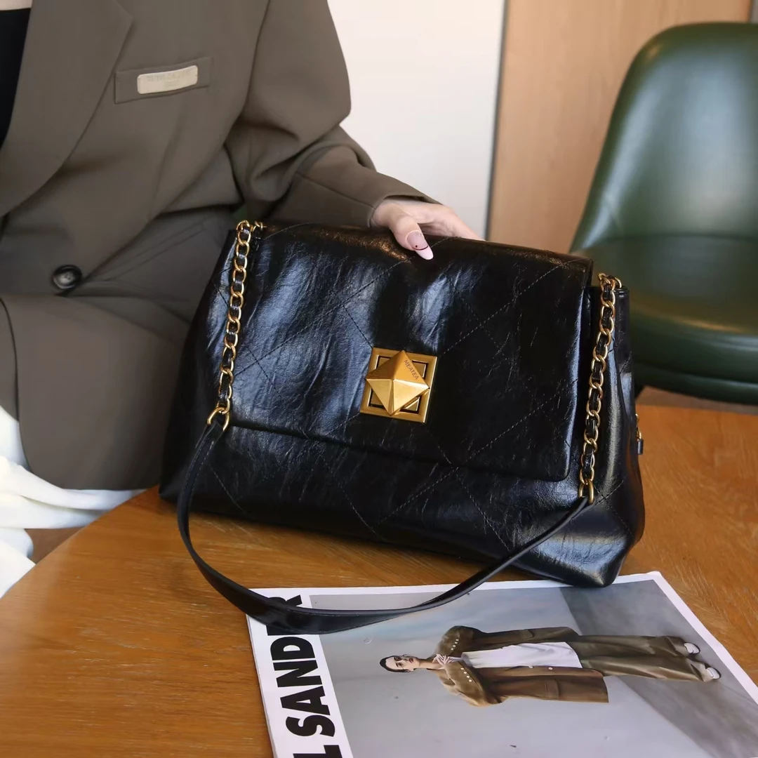 【Show Mi】SKL-5291-黑色-轻奢小众时尚百搭女士包包sm