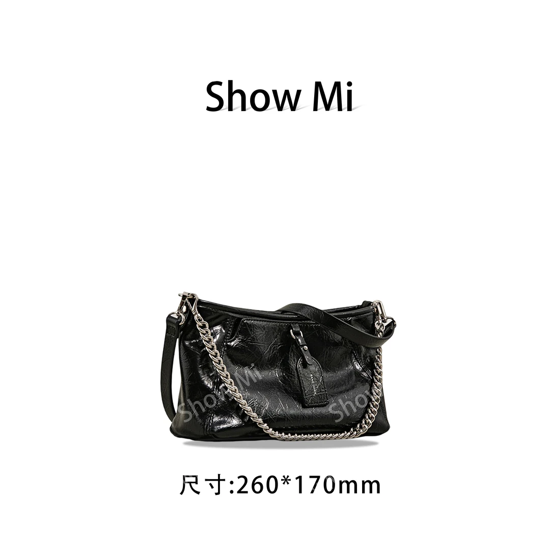 【Show Mi】SK-62667-黑色-轻奢小众时尚百搭女士包包sm