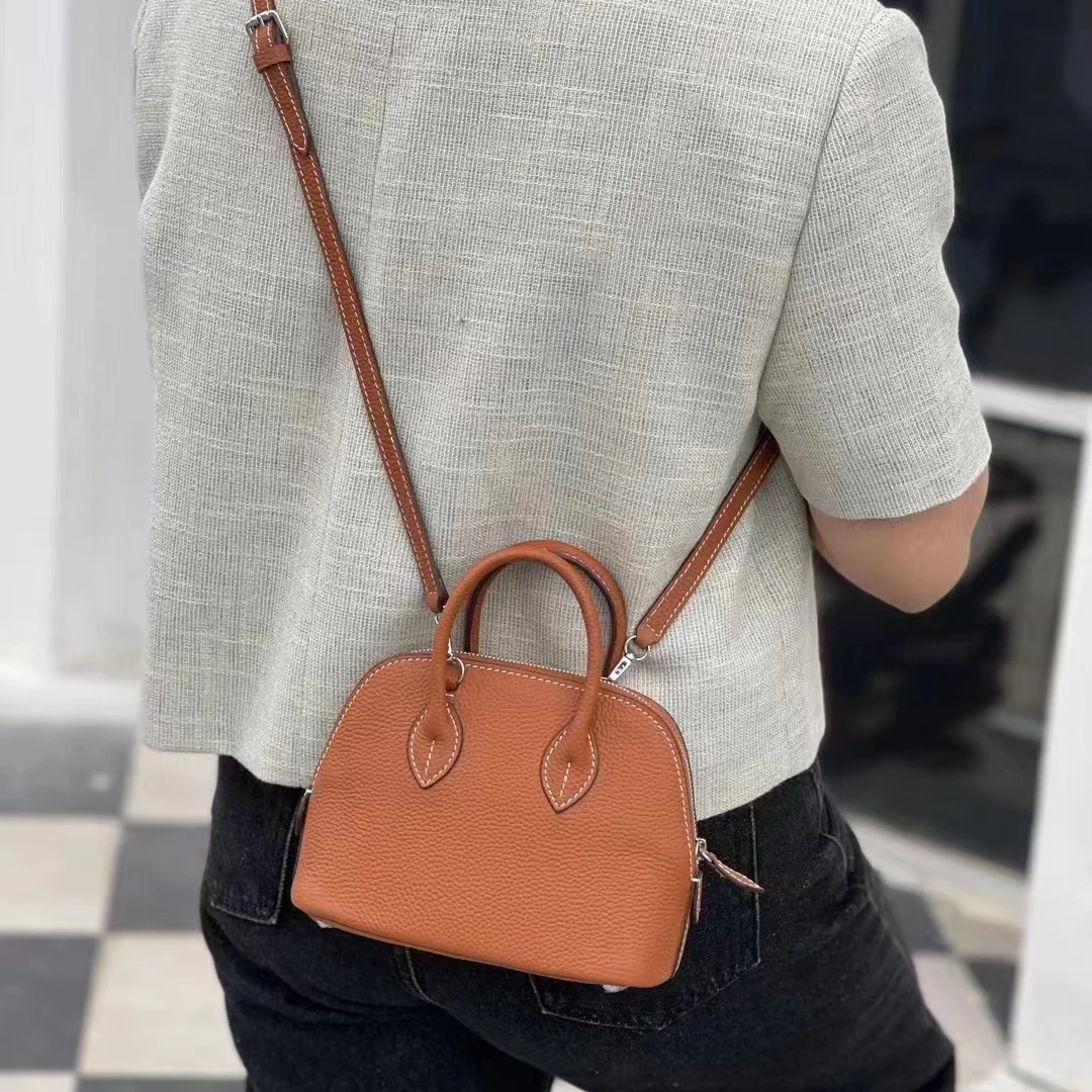 J-S-6006-金棕-RAIN.CUN轻奢小众时尚百搭女士包包y