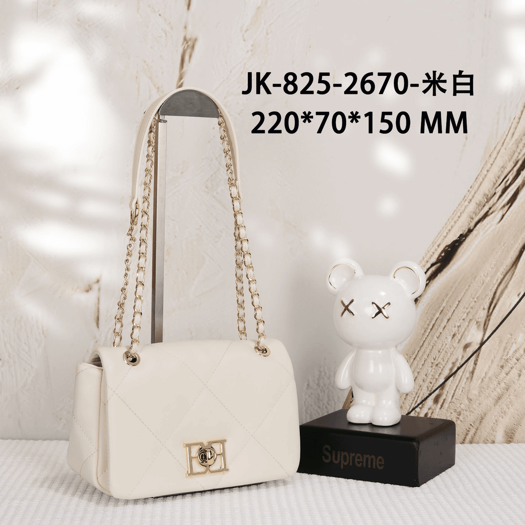 GQ-2670-米白-RAIN.CUN轻奢小众时尚百搭女士包