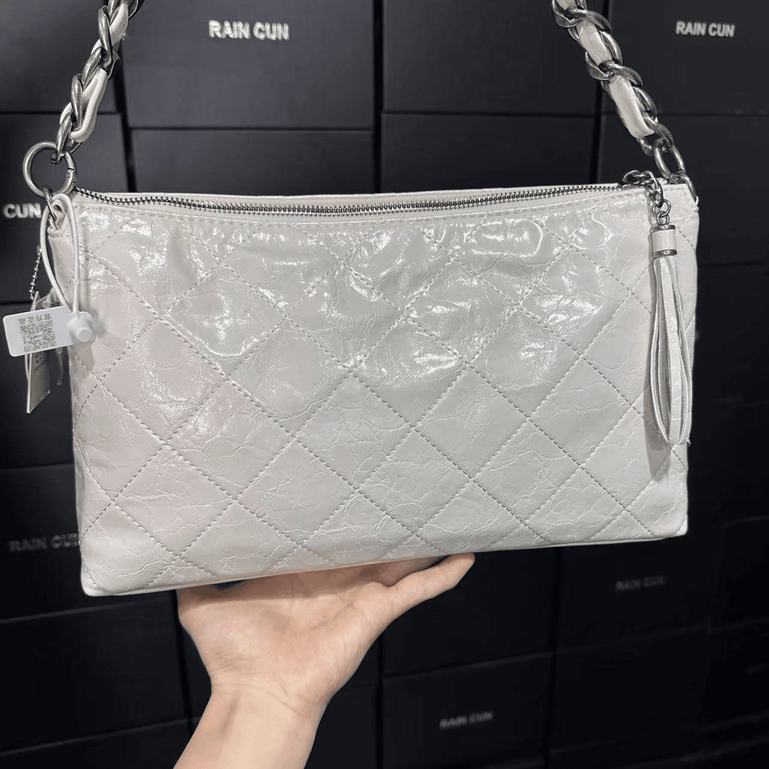 ZT-D9615-米白色-RAIN.CUN轻奢小众时尚百搭女士包