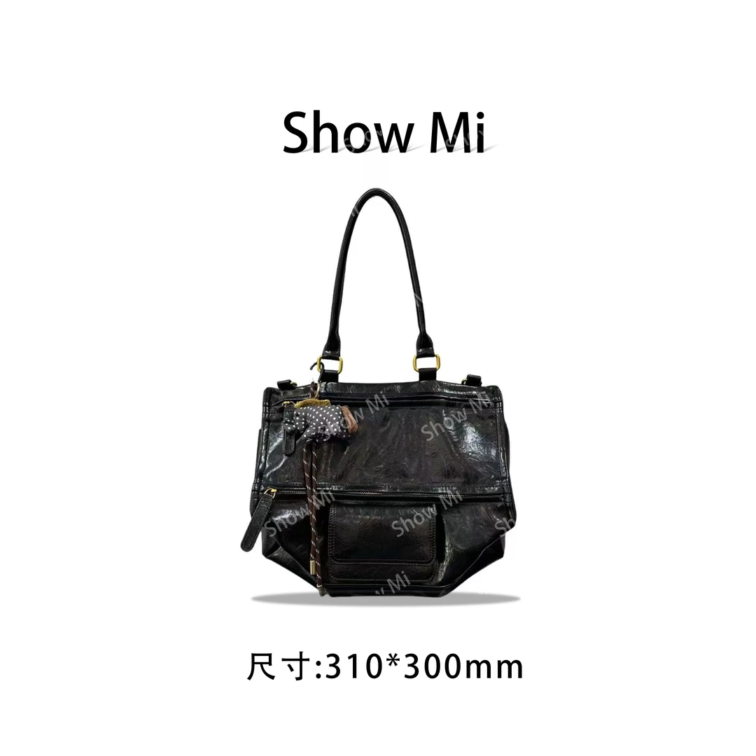 【Show Mi】QYX-81330-黑色-轻奢小众时尚百搭女士包包sm