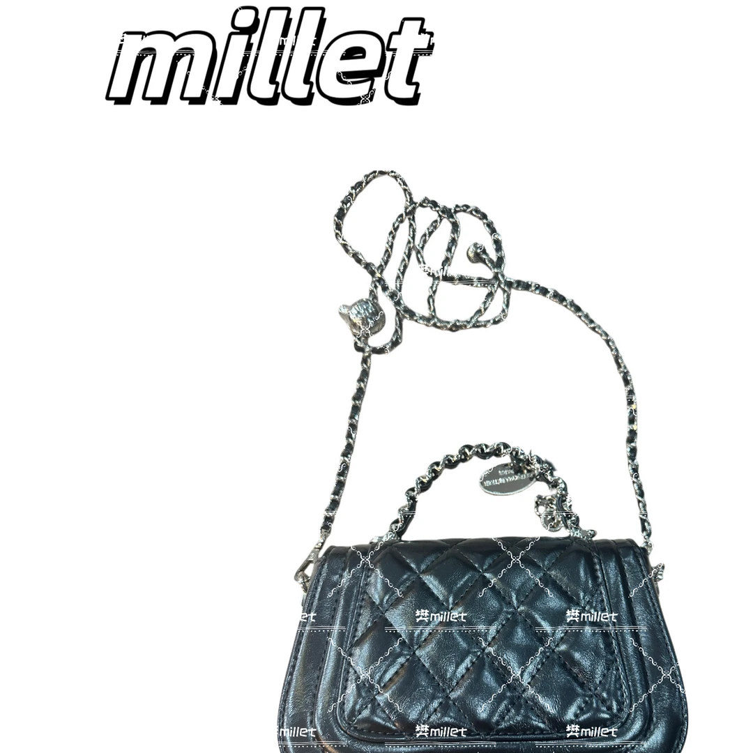 【Show Mi】ZT-D9612-黑色休闲百搭女士小众简约单肩气质女包sm