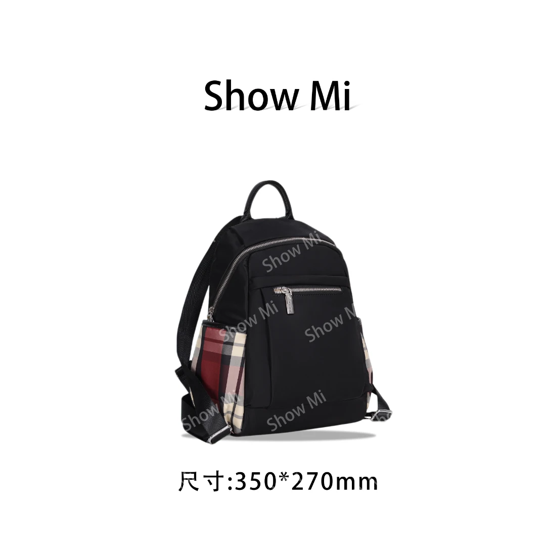 【Show Mi】GQ-22381-黑色/格纹-轻奢小众时尚百搭女士包