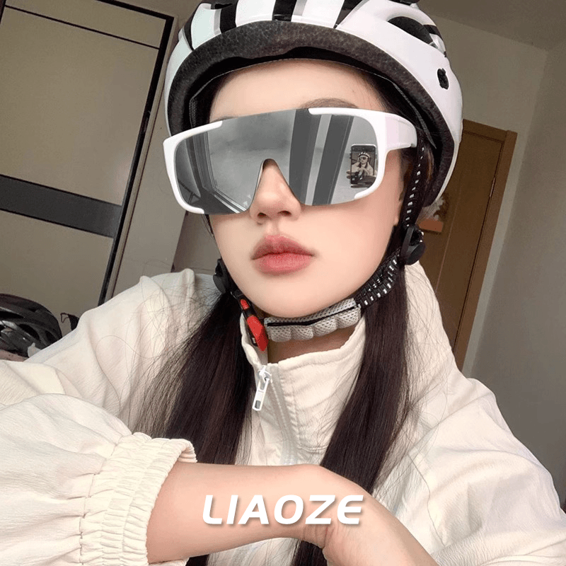 辽泽近视套镜自行车骑行防风墨镜男女同款墨镜大框防紫外线太阳镜