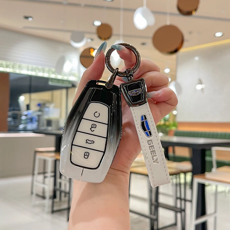 【吉利新款】星越银河钥匙帝豪缤越星瑞博越缤瑞星愿翼真钥匙保护套