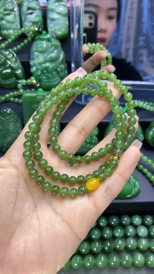 【闪购商品】和田玉（碧玉）手串未镶嵌1