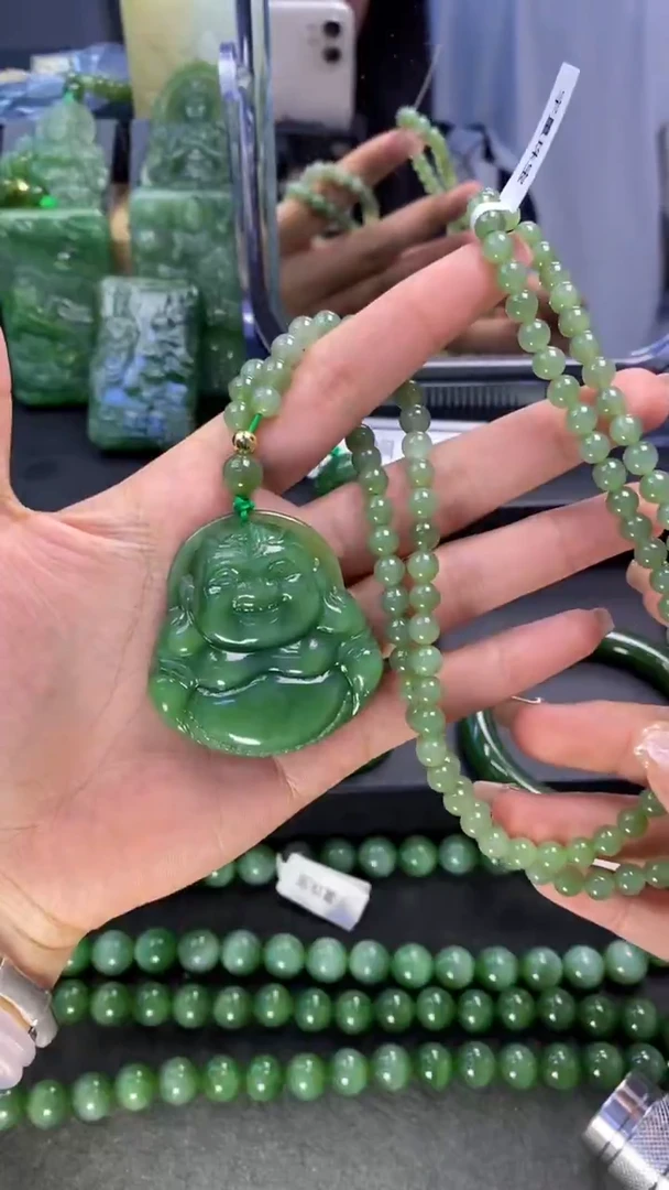 【闪购商品】和田玉（碧玉）挂件未镶嵌1