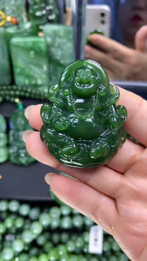 【闪购商品】和田玉（碧玉）挂件未镶嵌1