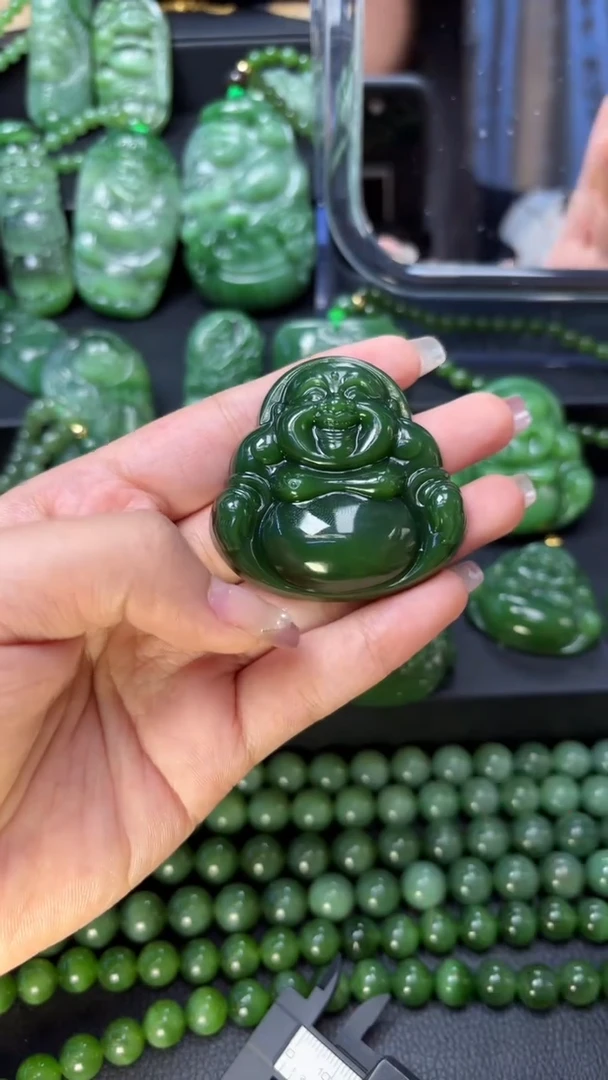 【闪购商品】和田玉（碧玉）吊坠(赠链)未镶嵌1