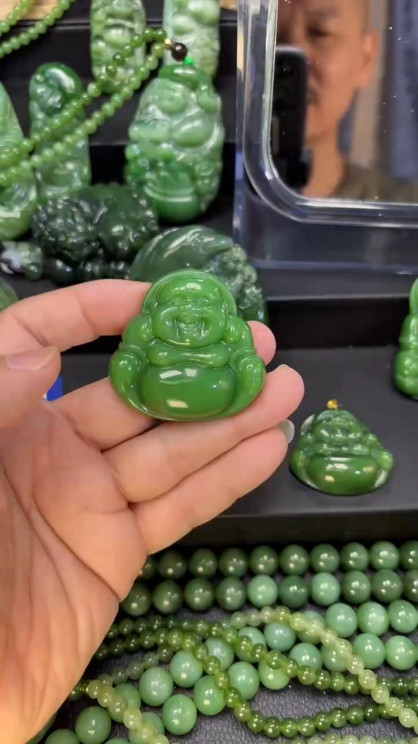 【闪购商品】和田玉（碧玉）吊坠(赠链)未镶嵌1