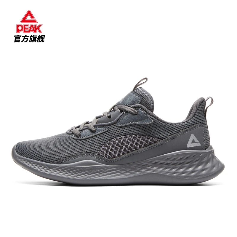 匹克运动鞋夏季新款黑色网面透气态极镂空休闲鞋减震跑步鞋男款