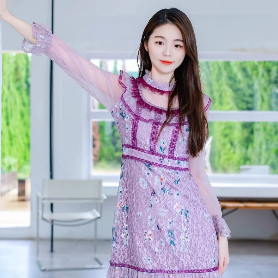 【品牌福利】EVA OUXIU/伊华欧秀连衣裙33WAQ3700