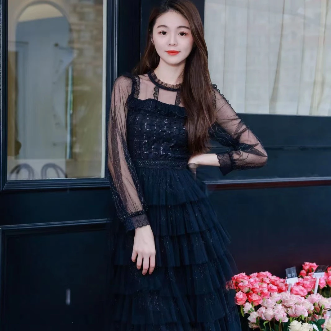 【小铃铛专享】EVA OUXIU/伊华欧秀连衣裙33WAQ3699