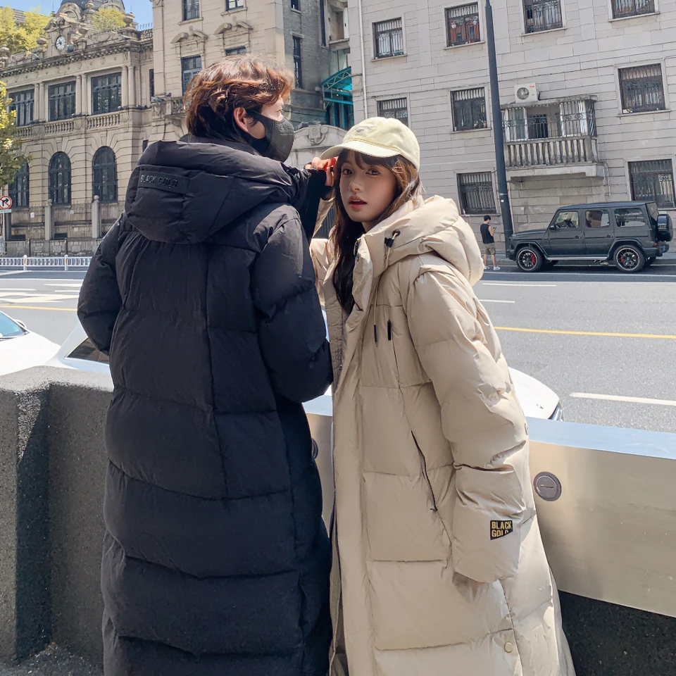 S韩版420g户外连帽冬潮流时尚加厚保暖休闲过膝冬季鹅绒服8896#