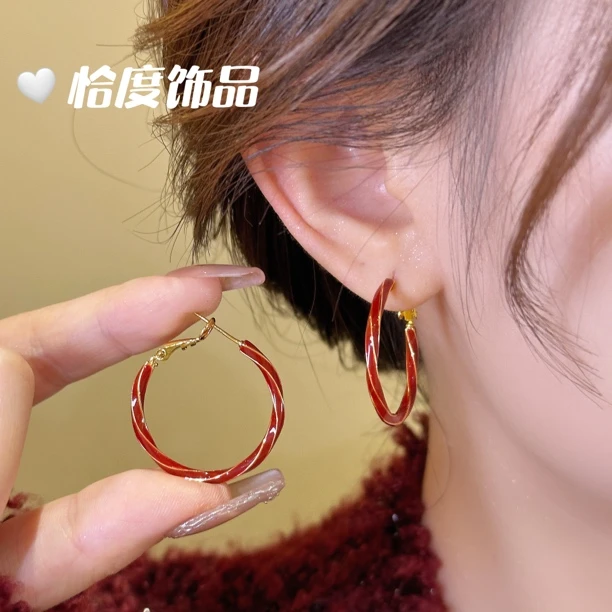 恰度｜复古轻奢高级感滴釉工艺耳圈