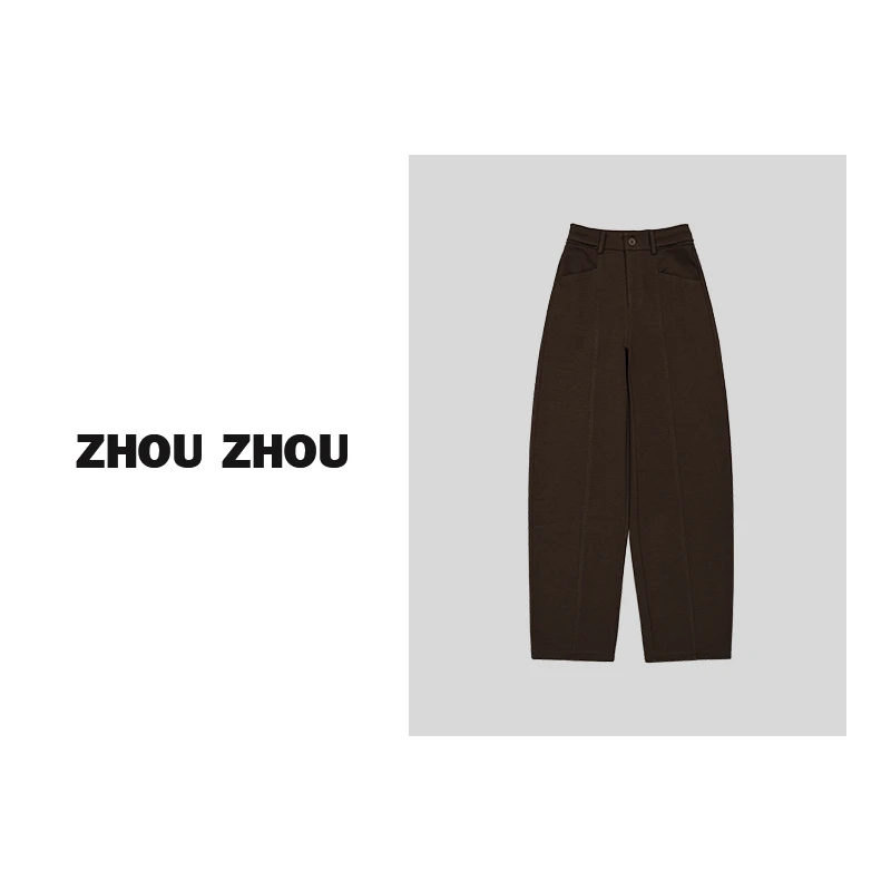 绵羊毛橄榄裤~高品质毛呢时尚休闲裤 1293