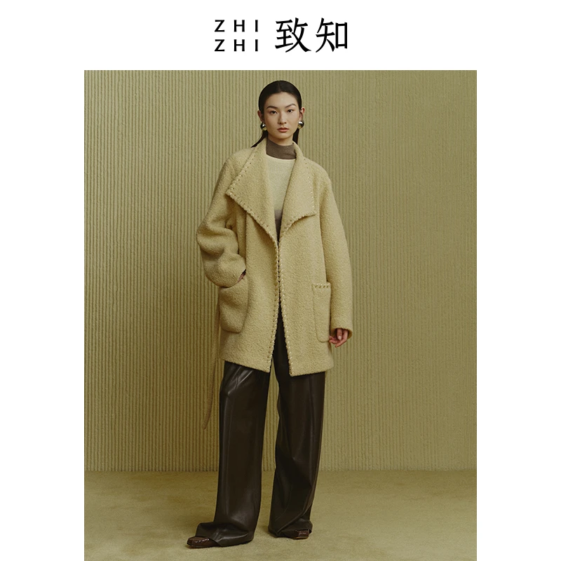 【孤品】致知 蕙兰芳 小香外套手缝锁边citywarm穿搭ZZ2CWWW1043