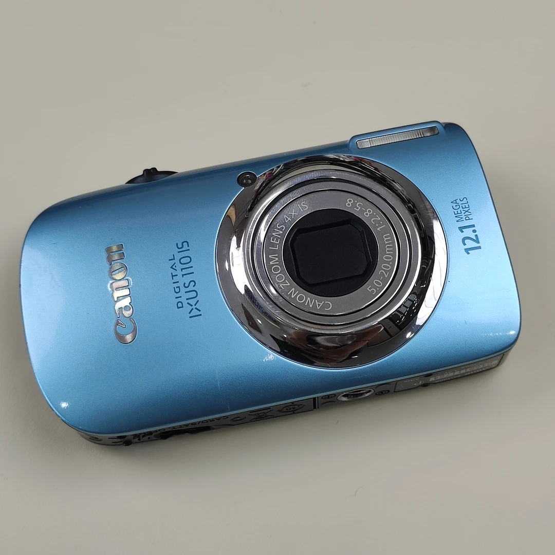 9新 Canon/佳能 ixus110天蓝1210万像素4倍变焦ccd数码相机