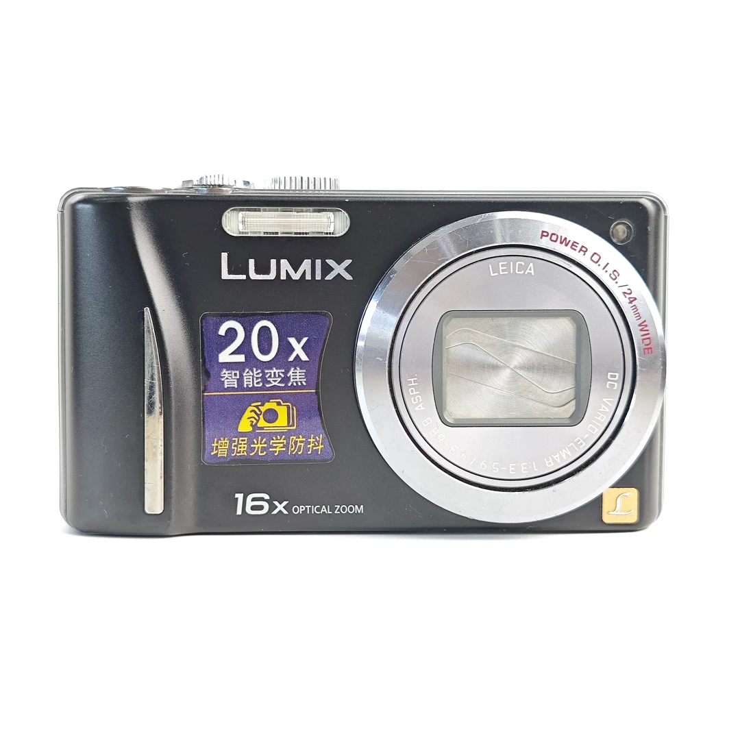 95新 Panasonic/松下 zs8优雅黑1410万像素3倍变焦ccd数码相机