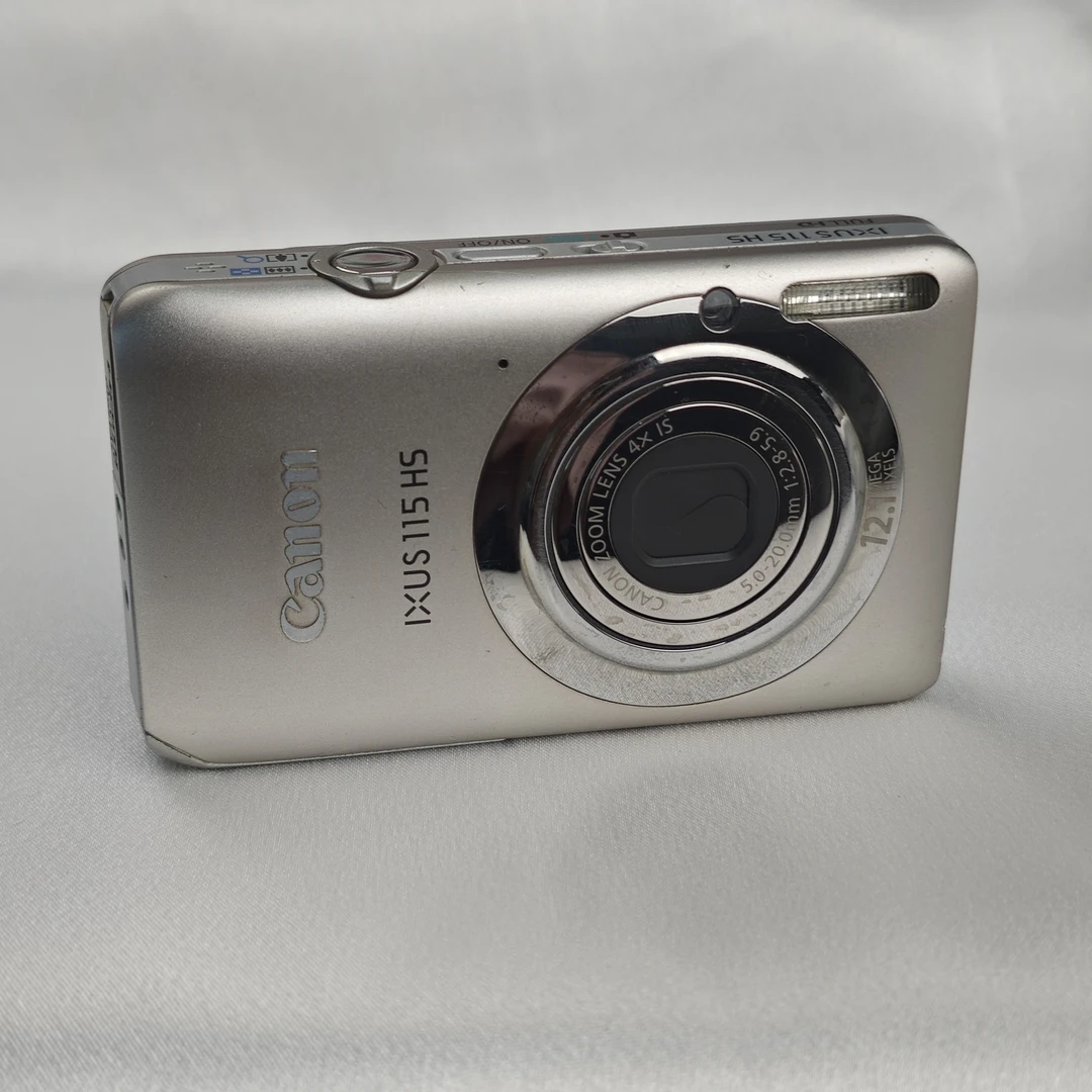 9新 Canon/佳能 ixus115银色1210万像素4倍变焦ccd数码相机