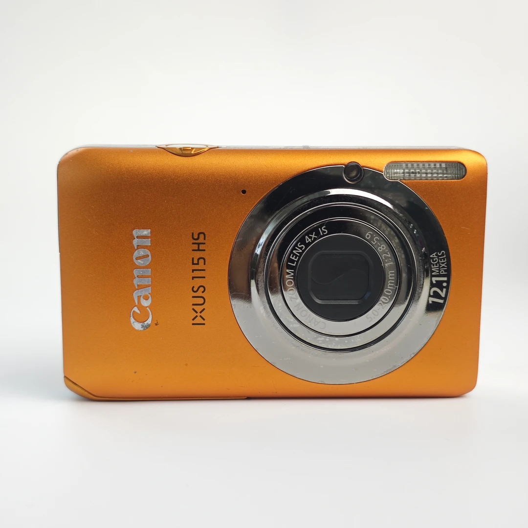 95新 Canon/佳能 ixus115活力橙1210万像素4倍变焦ccd数码相机