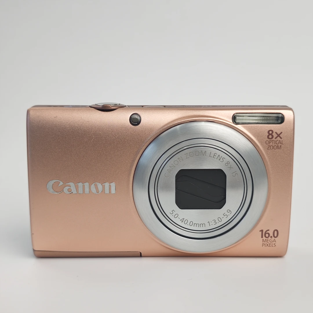 9新 Canon/佳能 a4000玫瑰金1600万像素8倍变焦ccd数码相机