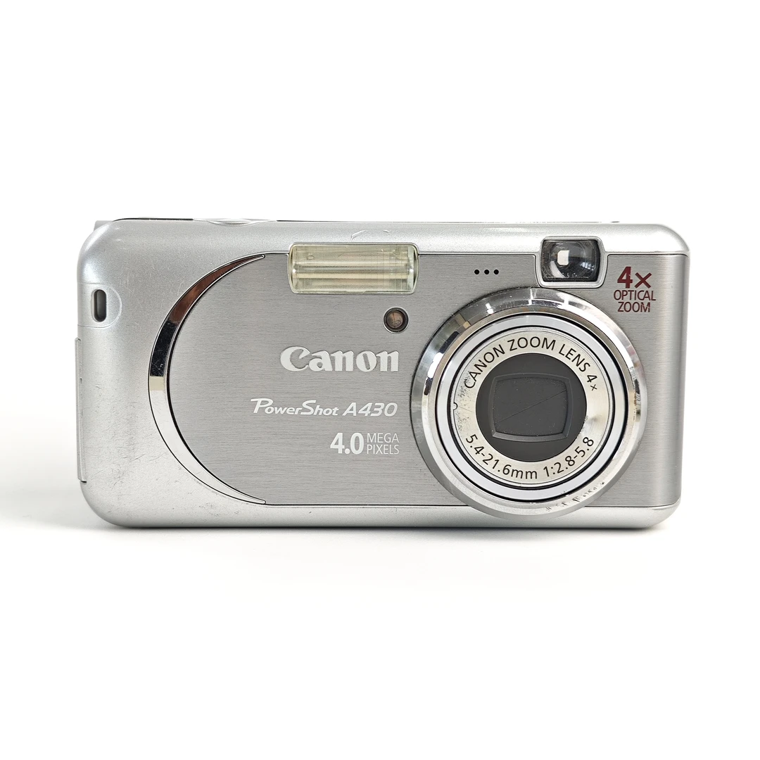 9新 Canon/佳能 a430月光银420万像素4倍变焦ccd数码相机