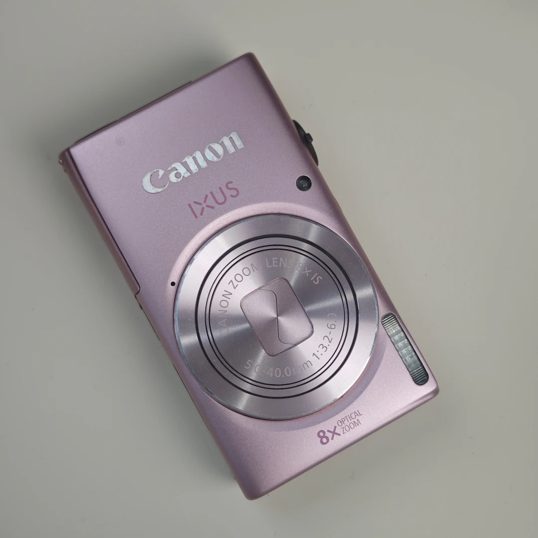 95新 Canon/佳能 ixus132樱花粉1600万像素8倍变焦ccd数码相机