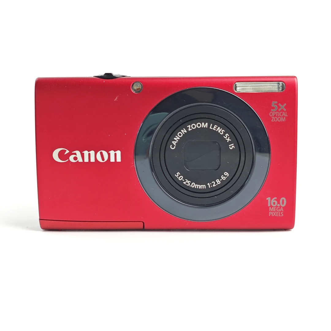 95新 Canon/佳能 a3400红色1600万像素5倍变焦ccd数码相机