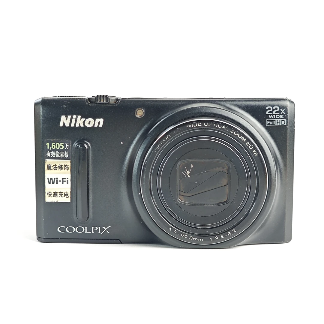 95新 Nikon/尼康 s9600雅致黑1605万像素22倍变焦ccd数码相机