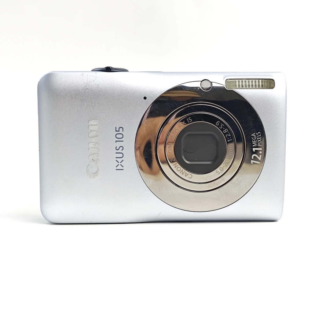 9新 Canon/佳能 ixus105银色1200万像素4倍变焦ccd数码相机