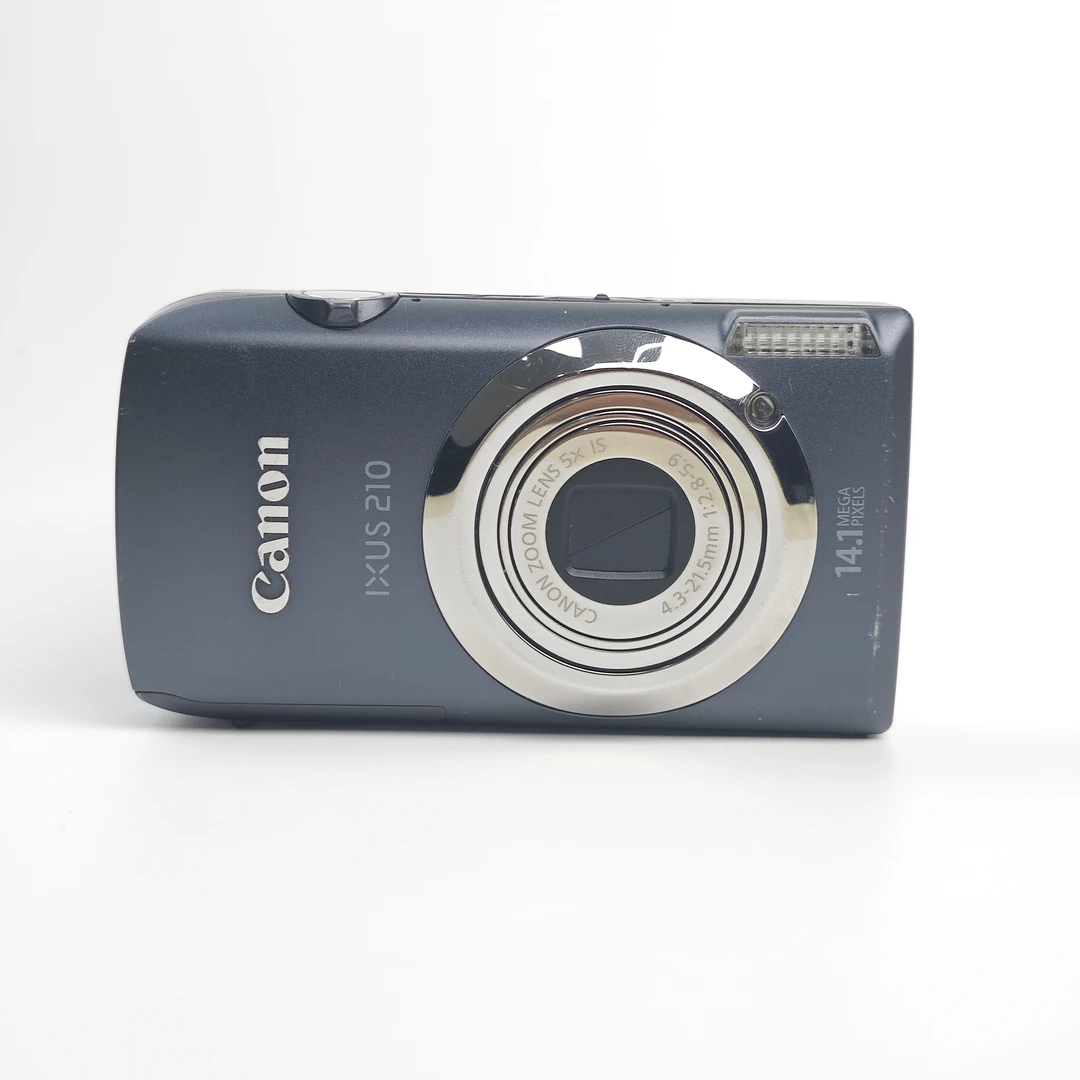 95新 Canon/佳能 ixus210优雅黑1410万像素5倍变焦ccd数码相机