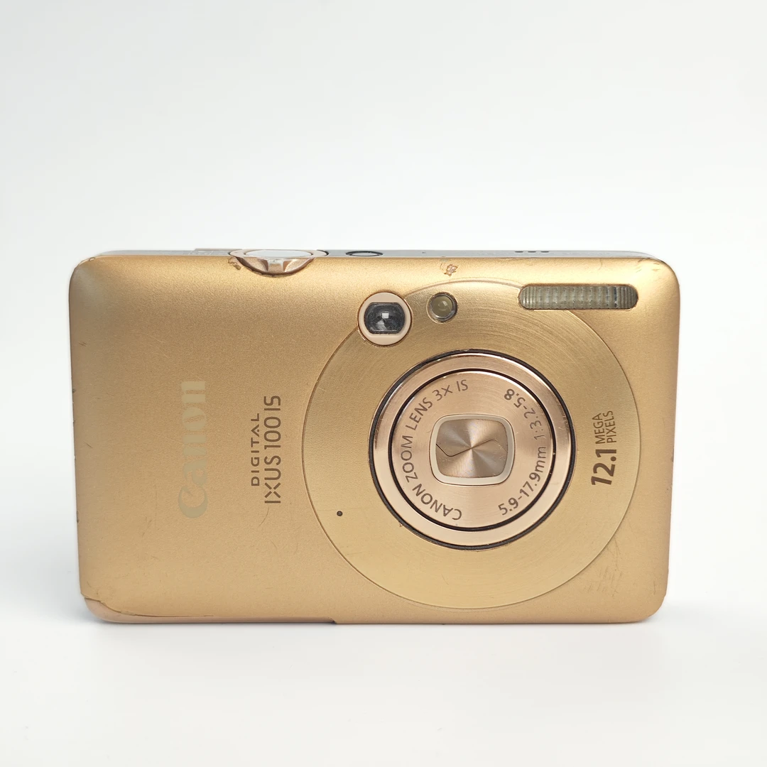 9新 Canon/佳能 ixus100金色1210万像素3倍变焦ccd数码相机