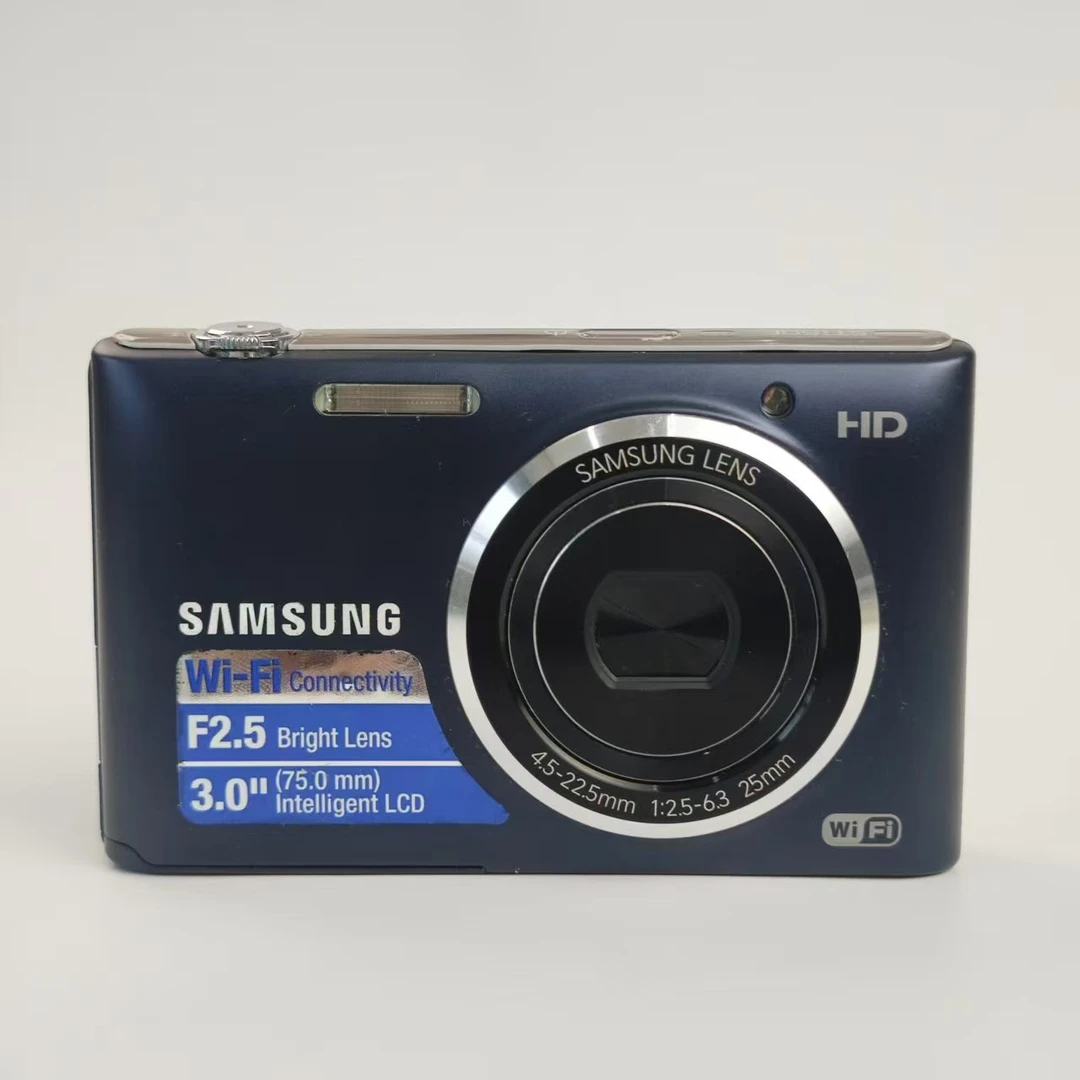 9新 Samsung/三星 st150f黑蓝色1620万像素5倍变焦ccd数码相机
