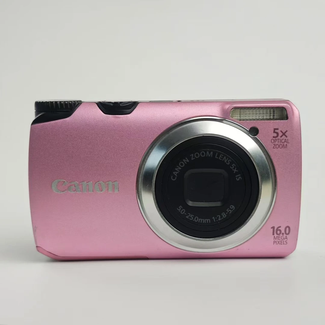 9新 Canon/佳能 a3300樱花粉1600万像素5倍变焦ccd数码相机