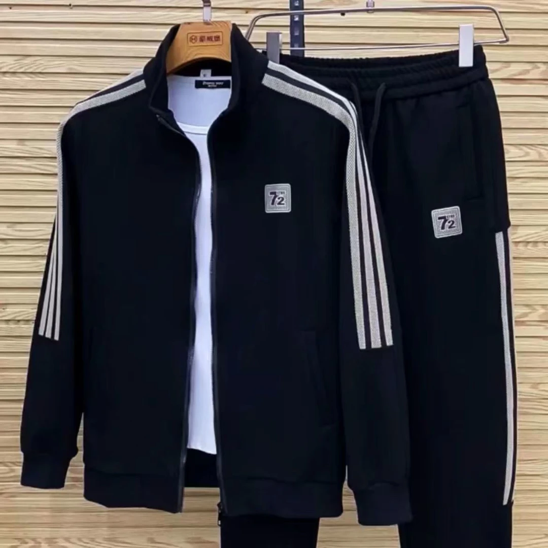 原版秋冬季新款男士外套休闲裤两件套i休闲运动套装春装卫裤运动