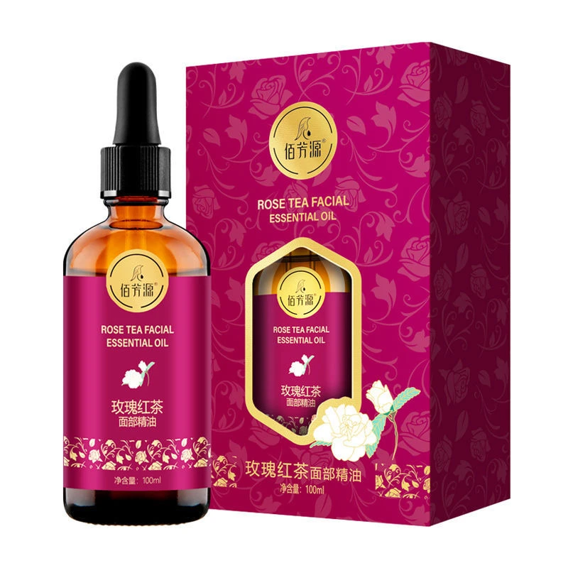 【到货领手法】玫瑰红茶精油面部按摩刮拨保湿滋润美容