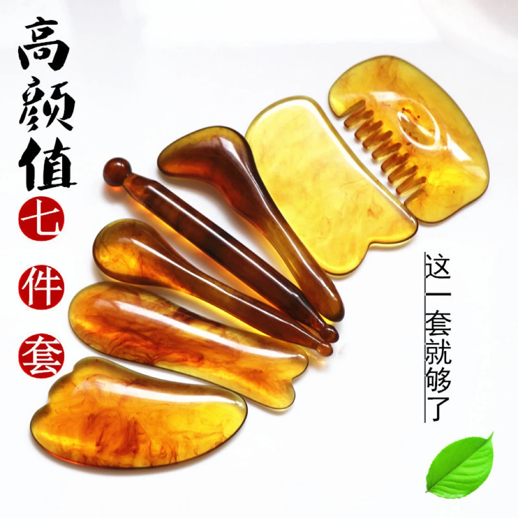 面部拨筋工具点穴棒脸部按摩板美容院按摩棒刮板家用身体提拉护肤