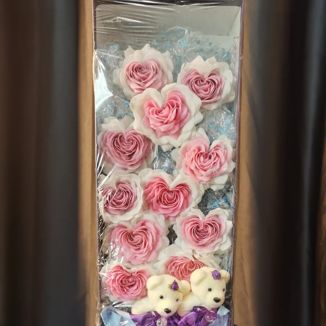 手工艺品荔枝玫瑰礼盒装