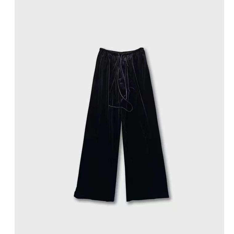 6719【锦舒】丝绒款长裤