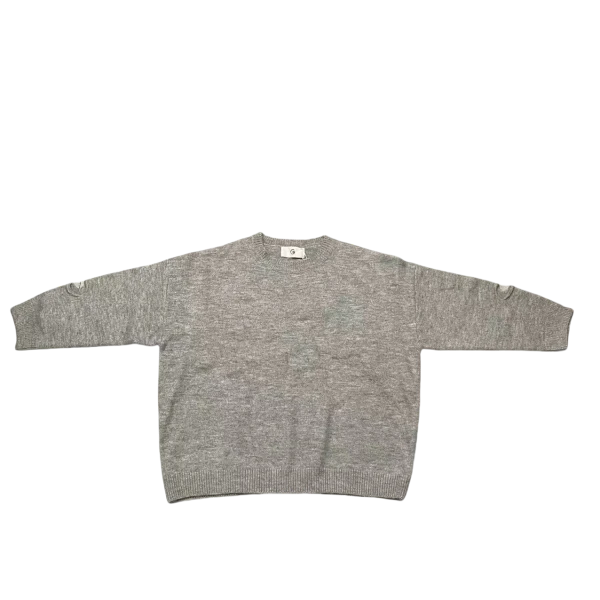 Miss赵 秋冬极简风宽松显瘦百搭设计感破洞毛衣