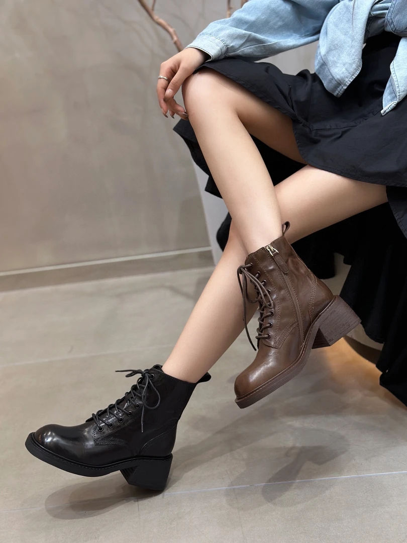 【高端原创欧货2】2471-2欧洲站时尚马丁靴