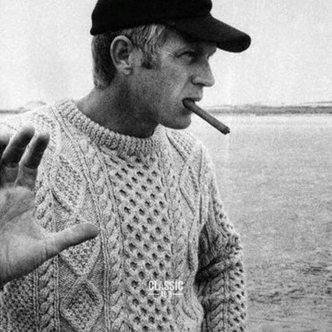 Peregrine 英国制 纯羊毛毛衣麦昆同款 秋冬款复古圆领套头针织衫