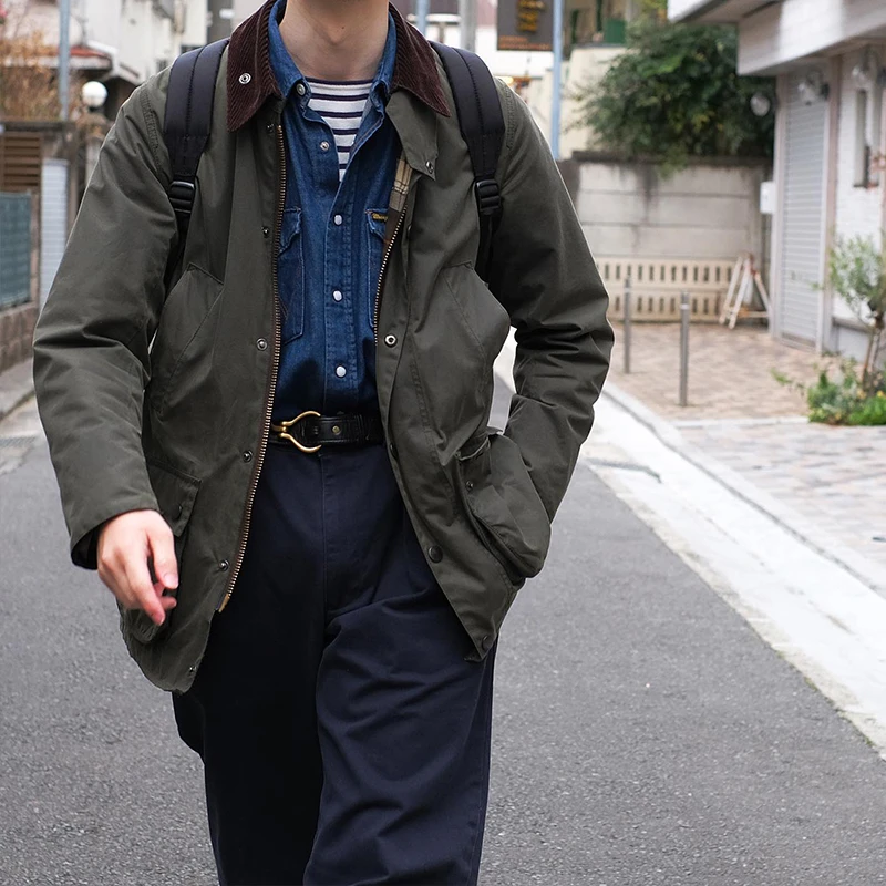 日版  英国 Barbour Bedale SL  经典款男女同款涂蜡夹克风衣外套