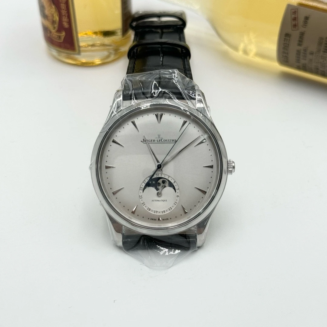 99新 Jaeger-LeCoultre/积家 大师系列 39mm 自动机械 精钢 19卡