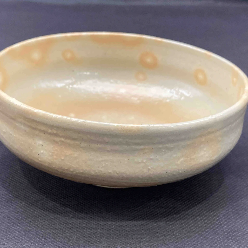 花光山粉釉抹茶碗