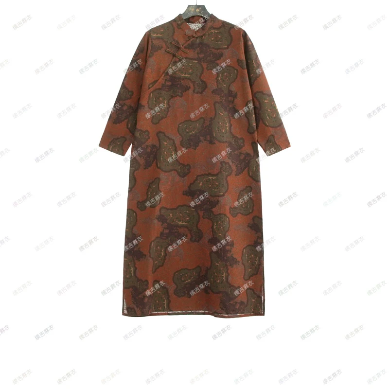 原创设计24-1305【琴瑟和鸣】气质时尚设计感国风重磅连衣裙