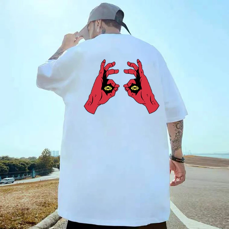 胖子纯棉短袖t恤男女同款潮牌简约微胖男生宽松大码上衣夏装半袖